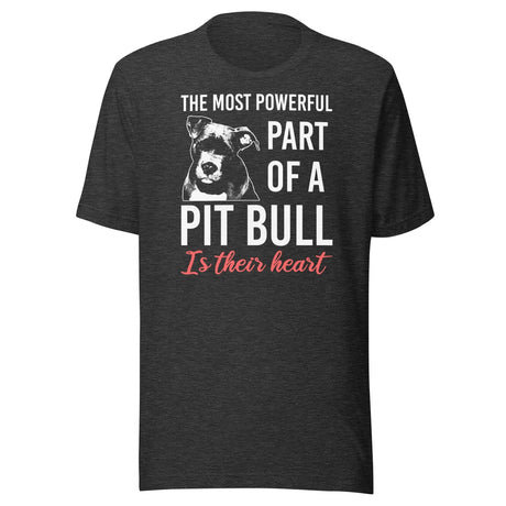 Pit Bull Powerful Heart Shirt