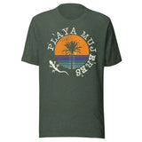 Playa Mujeres Distressed Palm Tree Shirt