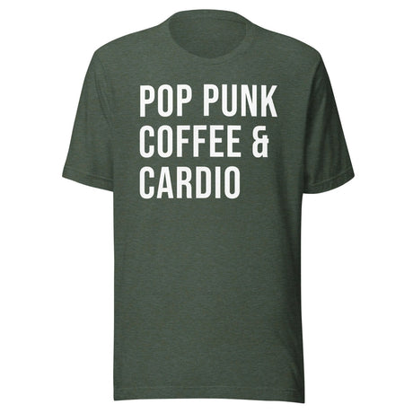 Pop Punk Coffee and Cardio Gym Shirt