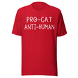Pro Cat Anti Human Shirt