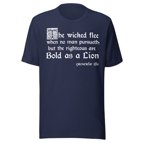 Proverbs 28:1 Shirt