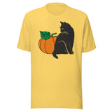 Pumpkin And Cat Shirt