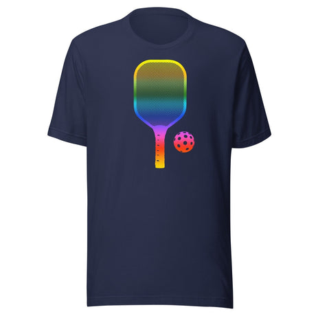 Rainbow Pickleball Paddle Shirt