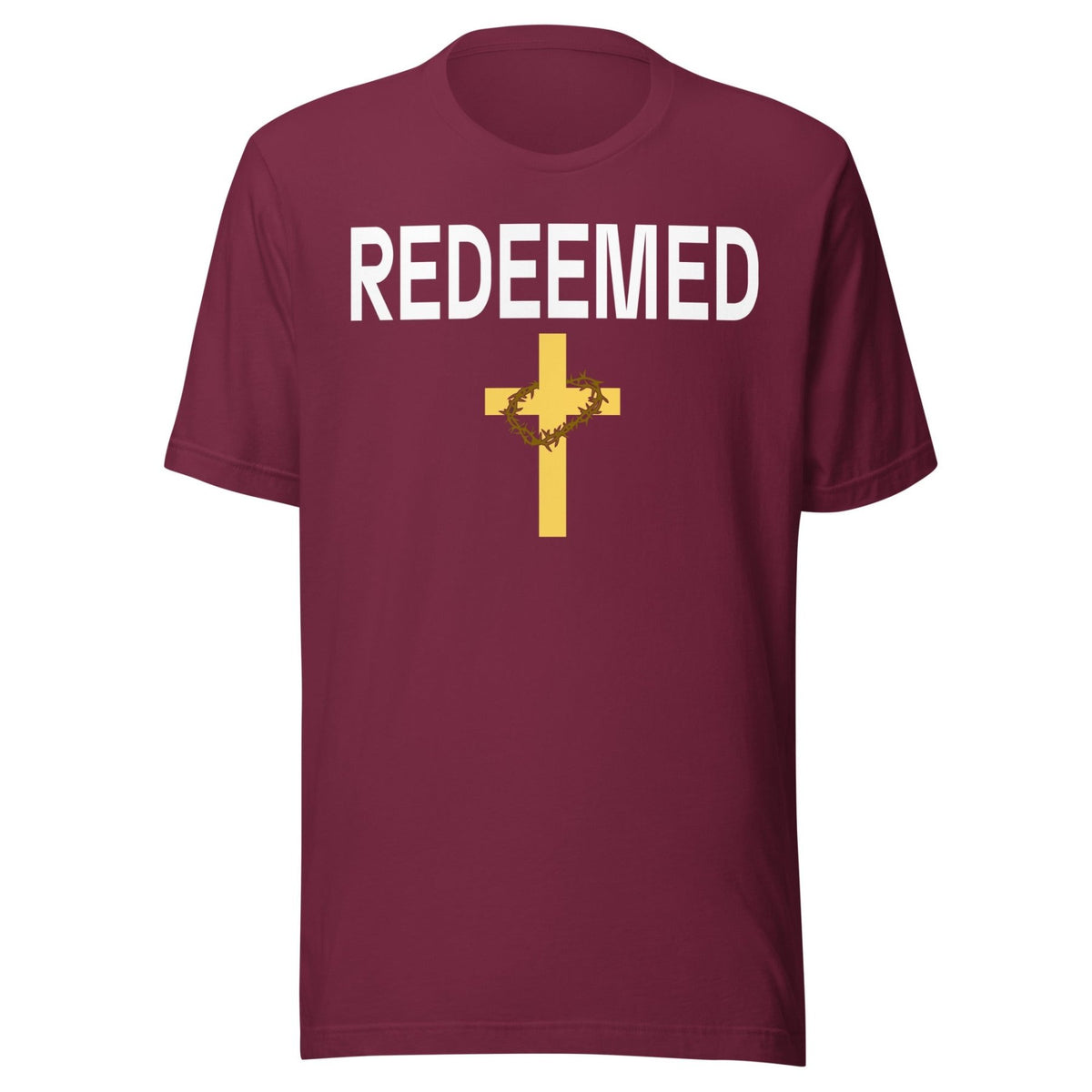 Redeemed Cloth Redeemed Holy Cross Christian Shirt – Tee Shop USA
