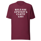 Release Epstein's Client List Shirt