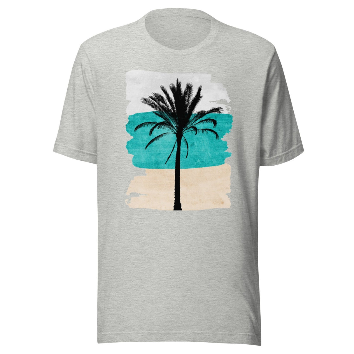 Sand Ocean Sky Single Palm Tree Shirt