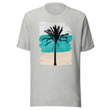 Sand Ocean Sky Single Palm Tree Shirt