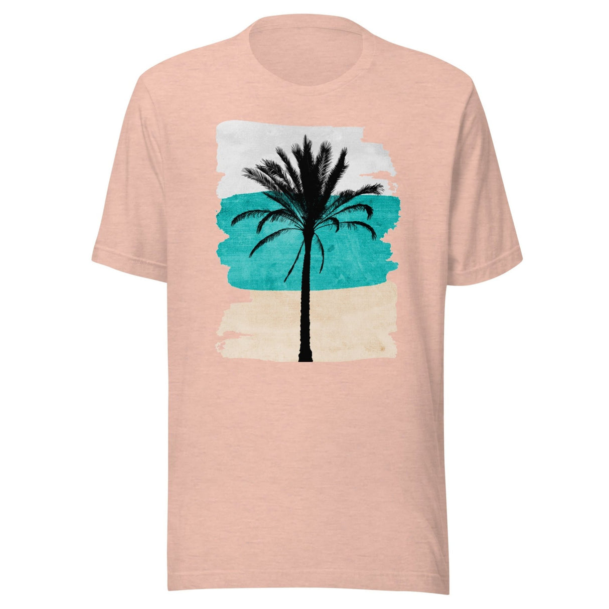 Sand Ocean Sky Single Palm Tree Shirt
