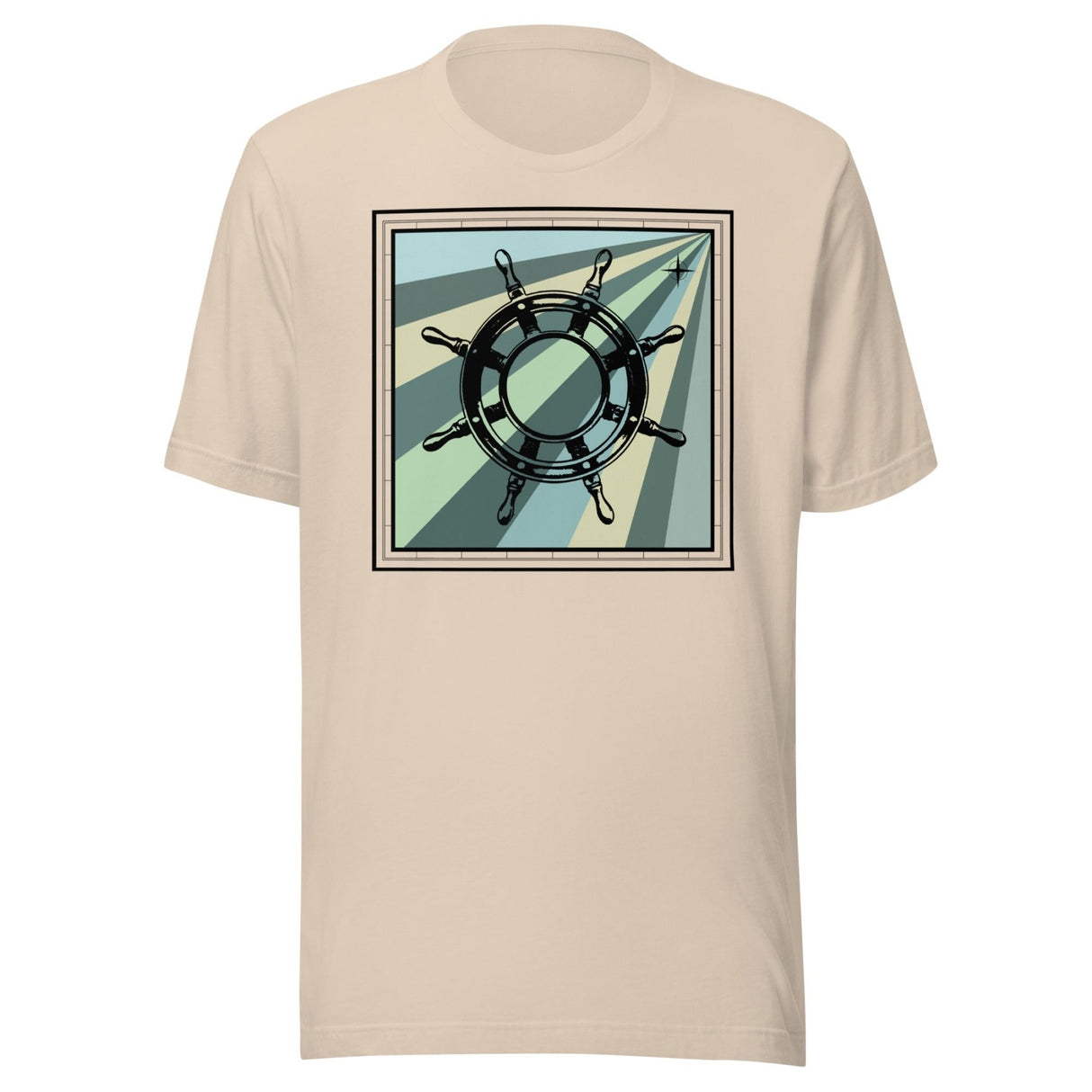 Ship Wheel Compass Graphic Shirt