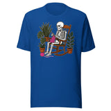 Skeleton Crocheting For Halloween Shirt