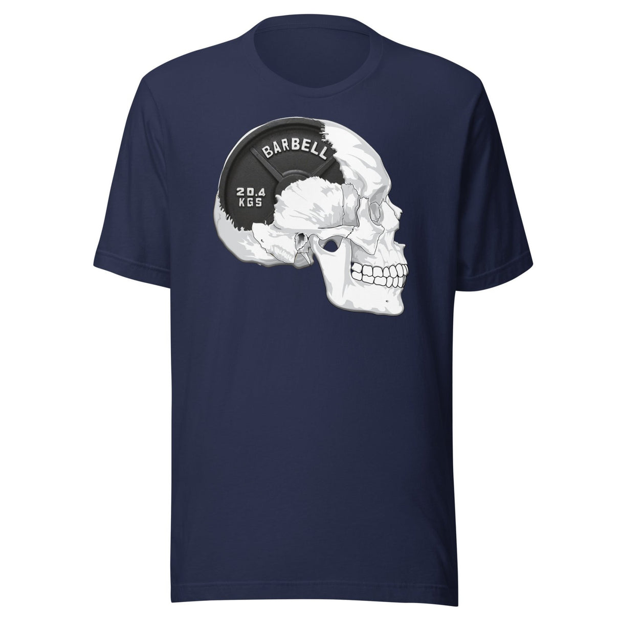 Skull Weight Dumbbell Brain Gym Shirt
