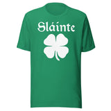 Slainte With Shamrock Shirt