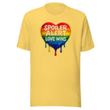 Spoiler Alert Love Wins LGBTQ Shirt