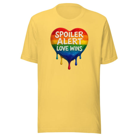 Spoiler Alert Love Wins LGBTQ Shirt