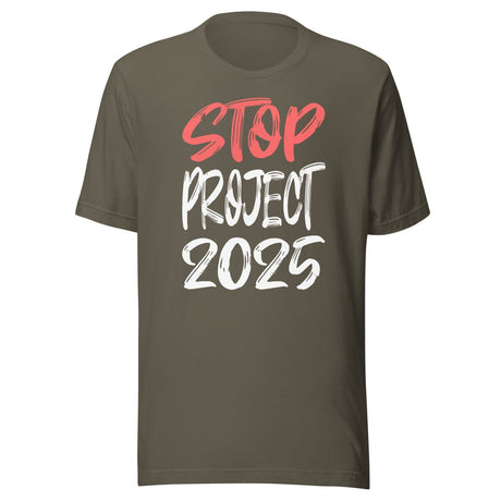 Stop Project 2025 Shirt