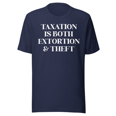 Taxation is Both Extortion And Theft Shirt