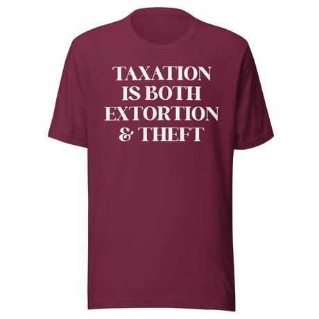 Taxation is Both Extortion And Theft Shirt