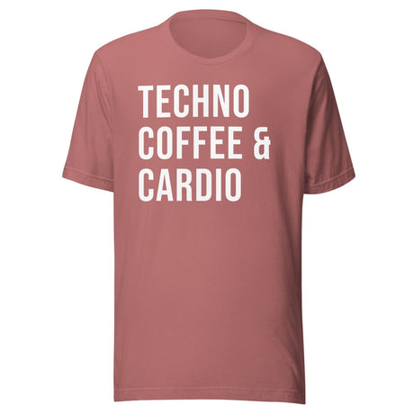 Techno Coffee and Cardio Gym Shirt