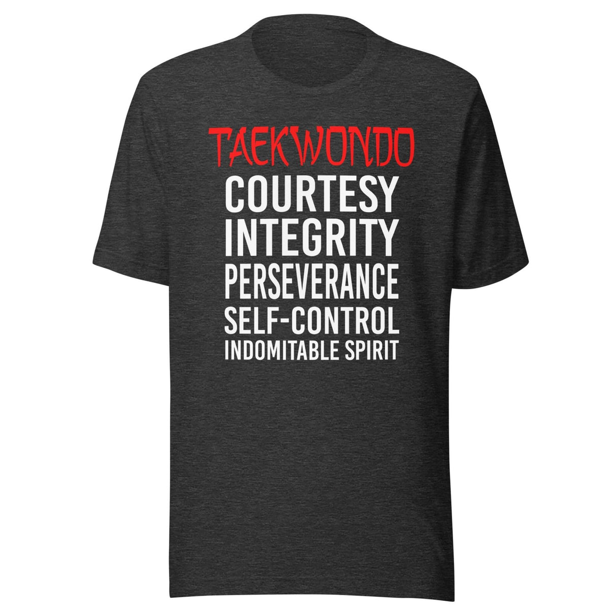 The 5 Tenets of Taekwondo Shirt