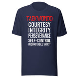 The 5 Tenets of Taekwondo Shirt