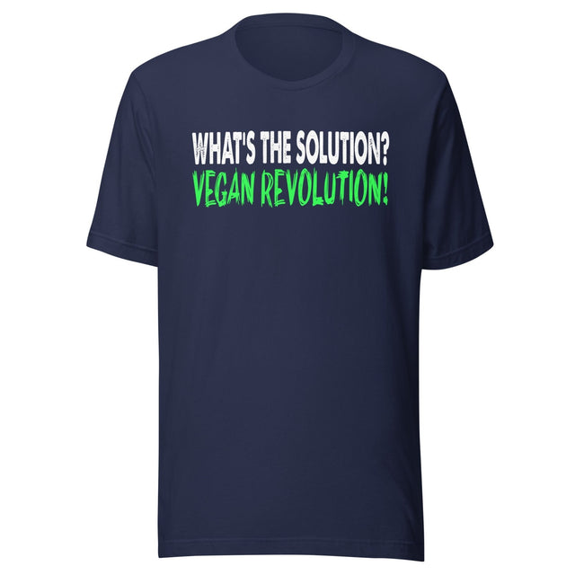The Solution Is Vegan Revolution Shirt
