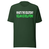 The Solution Is Vegan Revolution Shirt