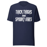 Thick Thighs And Spooky Vibes Shirt