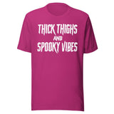 Thick Thighs And Spooky Vibes Shirt
