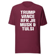 Trump Vance RFK Jr Musk And Tulsi Shirt