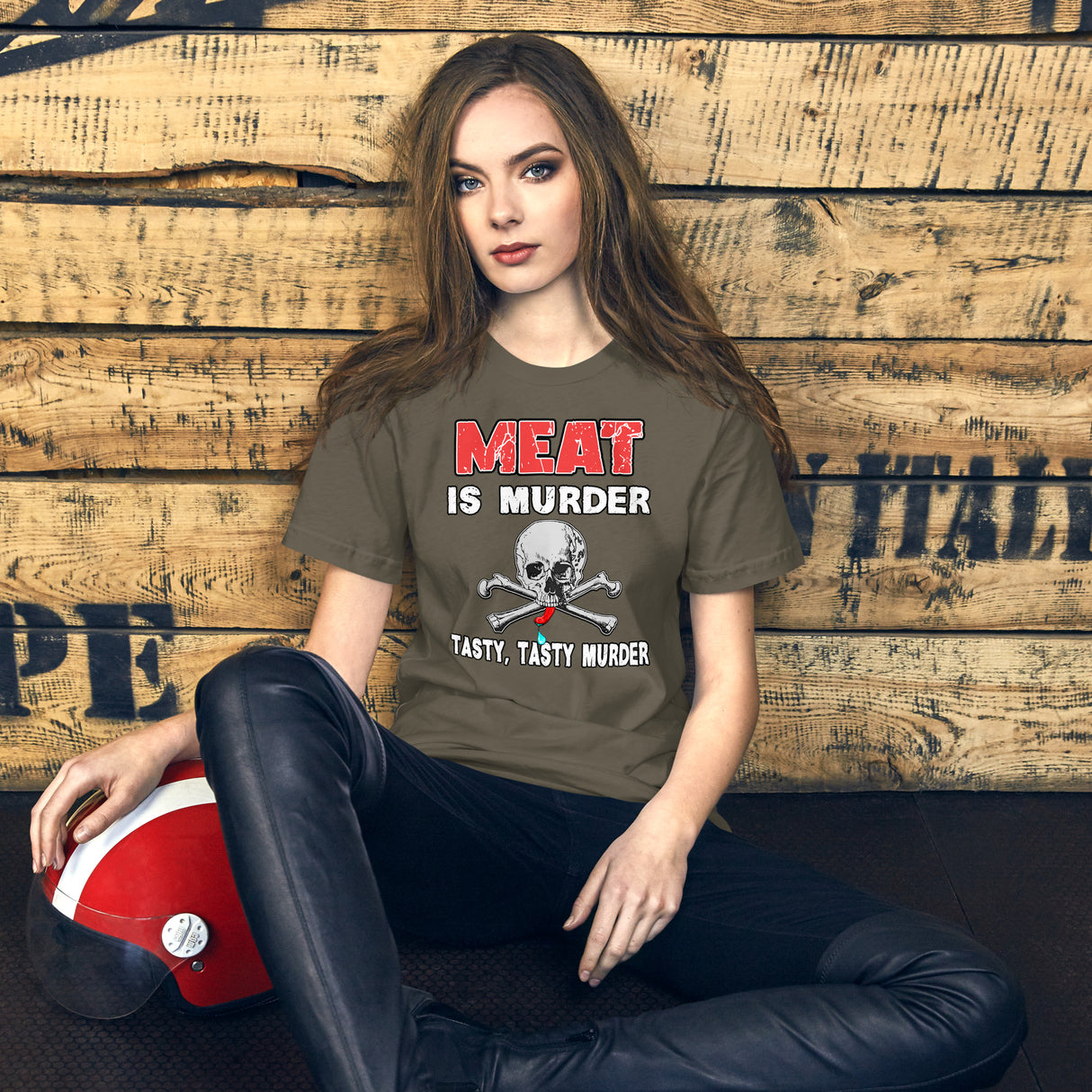 Meat is Tasty Tasty Murder Women's Shirt