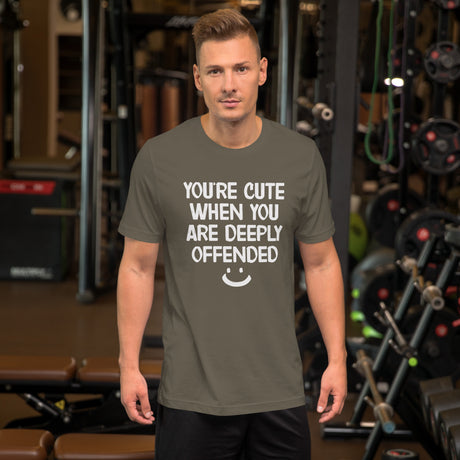 You're Cute When You're Deeply Offended Men's Shirt