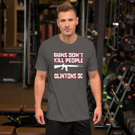 Guns Don't Kill People Clintons Do Men's Shirt