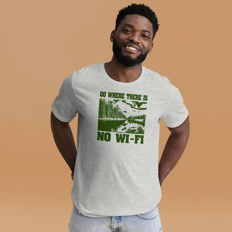 Go Where There is No Wi-Fi Men's Shirt