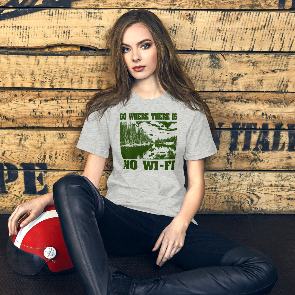 Go Where There is No Wi-Fi Women's Shirt