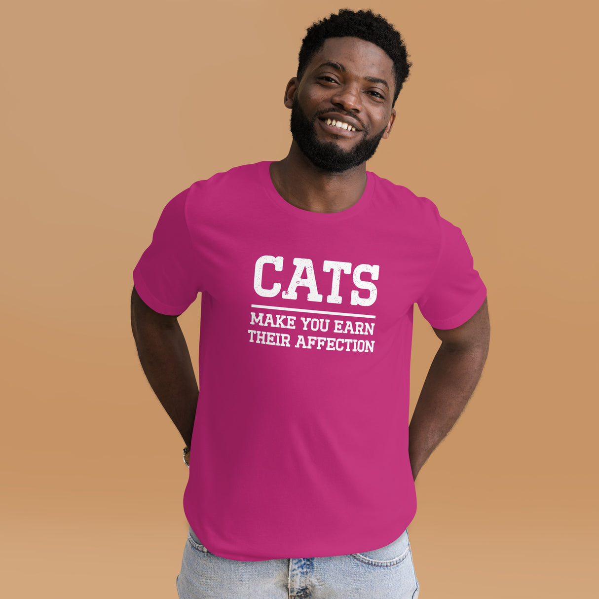 Cats Make You Earn Their Affection Men's Shirt