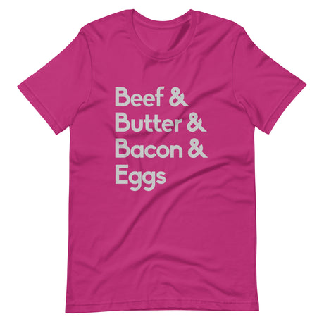 Beef Butter Bacon and Eggs Shirt