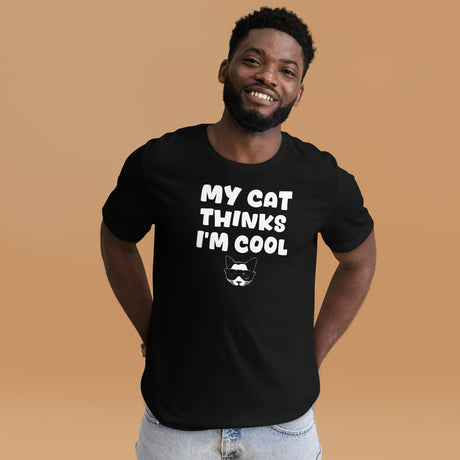My Cat Thinks I'm Cool Men's Shirt