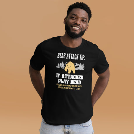Bear Attack Tip Play Dead Men's Shirt