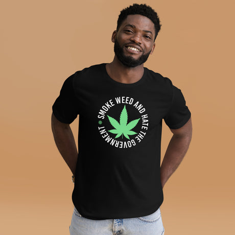 Smoke Weed and Hate The Government Men's Shirt
