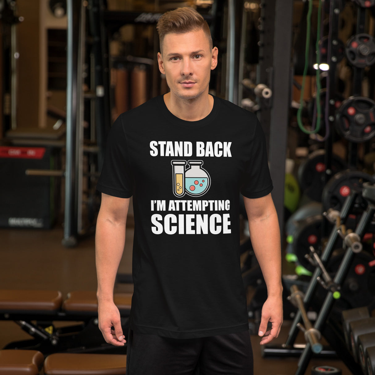 Stand Back I'm Attempting Science Men's Shirt