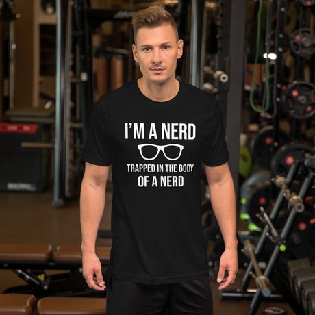 Trapped In The Body Of A Nerd Men's Shirt