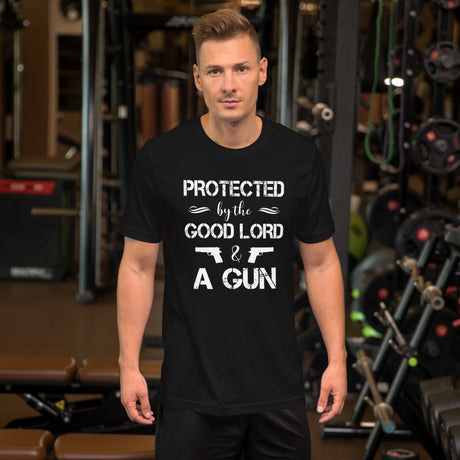 Protected By The Good Lord and a Gun Men's Shirt