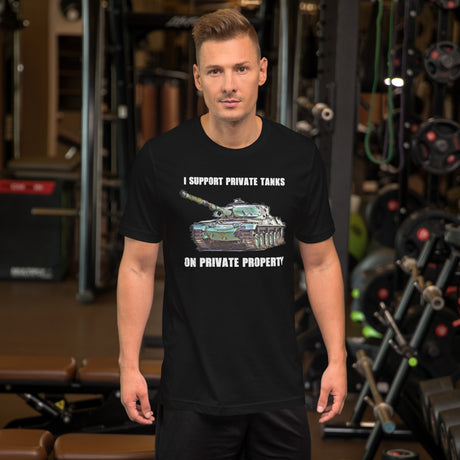 I Support Private Tanks Men's Shirt
