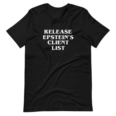 Release Epstein's Client List Shirt