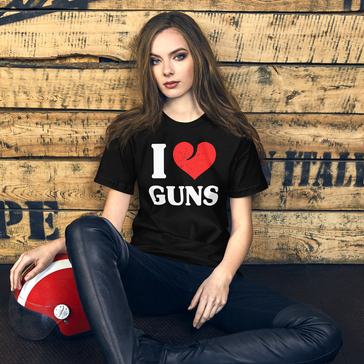 I Love Guns Women's Shirt