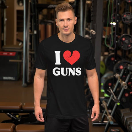 I Love Guns Men's Shirt