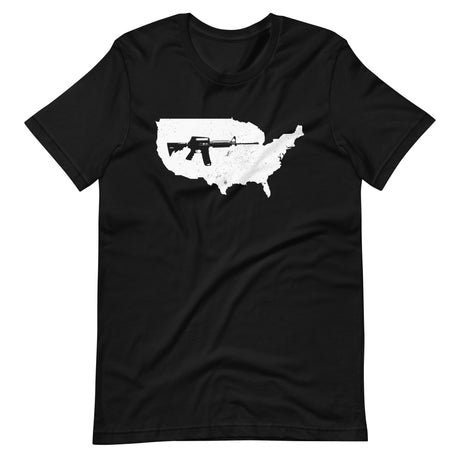 AR-15 USA Map Shirt