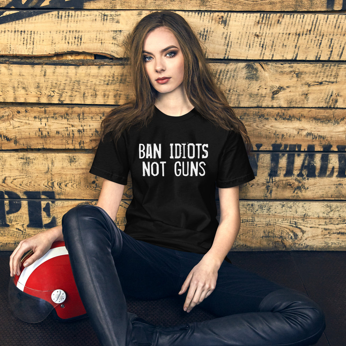 Ban Idiots Not Guns Women's Shirt
