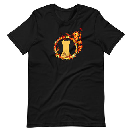 Rook Fire Ring Chess Shirt