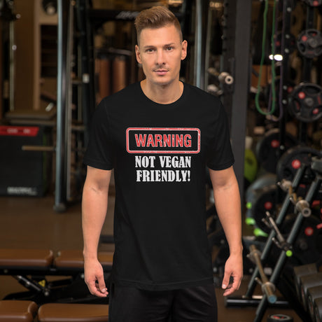 Warning Not Vegan Friendly Men's Shirt